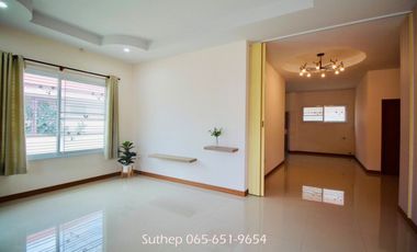 Single-storey detached house for sale, 60 sq.w.3 bedroomsThe Sun Home Village, Near Map Ta Phut Industrial Estate, Noen Phra, Rayong