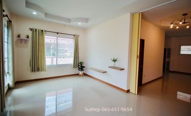Single-storey detached house for sale, 60 sq.w.3 bedroomsThe Sun Home Village, Near Map Ta Phut Industrial Estate, Noen Phra, Rayong