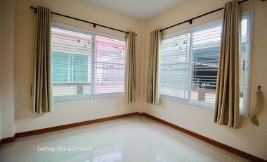 Single-storey detached house for sale, 60 sq.w.3 bedroomsThe Sun Home Village, Near Map Ta Phut Industrial Estate, Noen Phra, Rayong
