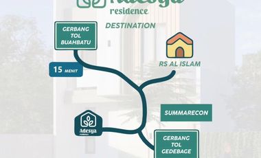 Hunian 2 Lantai Adesya Residence,  Rumah Minimalis strategis bandung