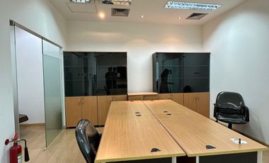 Disewakan Office Space / Kantor Fully Furnished 128m2 di APL Tower Central Park Jakarta Barat