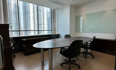 Disewakan Office Space / Kantor Fully Furnished 128m2 di APL Tower Central Park Jakarta Barat
