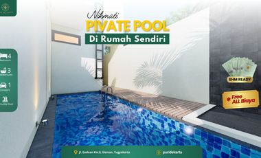 Rumah Super Murah  Kolam Renang Jl Godean sleman  Dekat  Kampus Universitas 'Aisyiyah Sertifika Ready