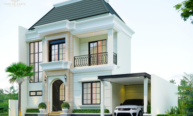 Rumah Mewah Kolam Renang Dijual Godean SHM dekat Tugu Jogja