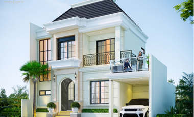 Rumah Mewah Kolam Renang Dijual Godean SHM dekat Tugu Jogja