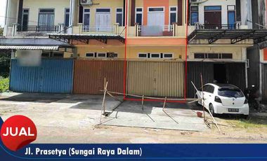 dijual ruko 2lt di Jl. Prasetya (Serdam) - Kubu Raya