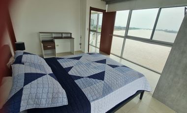 Alquiler Departamento en Puerto Santa Ana 2 Habitaciones - RiverFront Guayaquil - D044
