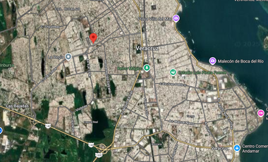 CASA EN VENTA EN POCITOS Y RIVERA A 15 MIN. DEL ACUARIO DEL PUERTO DE VERACRUZ.