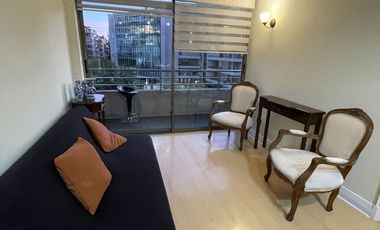 Departamento Amoblado  1 Dormitorio / Metro Manquehue