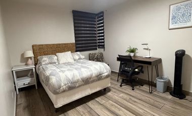 DEPARTAMENTO AMUEBLADO EN PLANTA BAJA  ENFRENTE DE PALACIO CON INTERNET INCLUIDO Y CUOTA DE MANTENIMIENTO