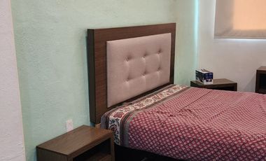 Estudio amueblado en renta. Cerca metro Oceanía.