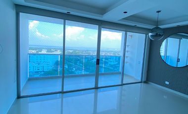 APARTAMENTO EN ARRIENDO DE 3 HABITACIONES EN BARRIO CRESPO, CARTAGENA.