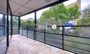 Departamento amueblado de 1 recámara (con opción a 2), cuarto de TV y estudio en la Roma Norte