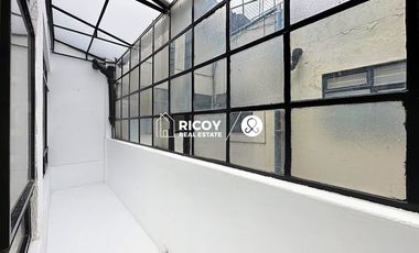 Departamento amueblado de 1 recámara (con opción a 2), cuarto de TV y estudio en la Roma Norte