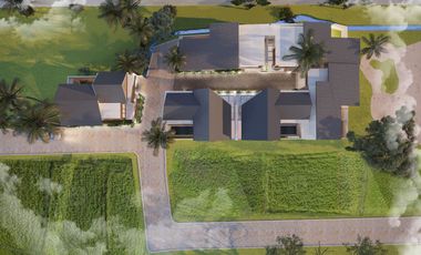 3-Bedroom Villa with Ricefield and Mountain Views in Kedungu