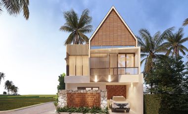 3-Bedroom Villa with Ricefield and Mountain Views in Kedungu