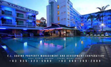 FOR RENT – 100 SQM Fully Furnished 1-Bedroom Condo with Utilities near Walking Street & Wild Orchid Resort, Angeles City, Pampanga