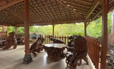 RUMAH DAN PAVILIUN JOGLO, TANAH LUAS, DEKAT KAMPUS UPN, DI MAGUWO