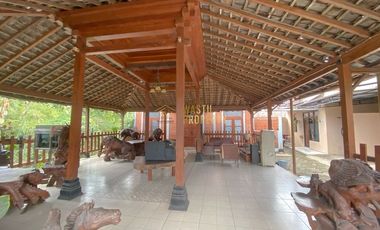 RUMAH DAN PAVILIUN JOGLO, TANAH LUAS, DEKAT KAMPUS UPN, DI MAGUWO