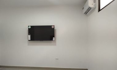 Suite amoblada de alquiler en Cumbres Altas, 1 parqueo, Los Ceibos.