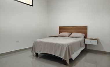 Suite amoblada de alquiler en Cumbres Altas, 1 parqueo, Los Ceibos.