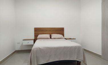 Suite amoblada de alquiler en Cumbres Altas, 1 parqueo, Los Ceibos.