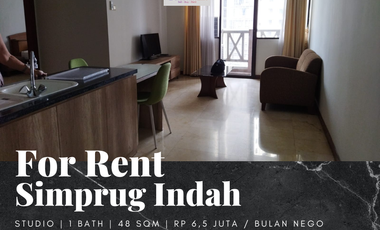 Disewakan Apartment Simprug Indah Type Studio Furnished Mid Floor