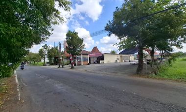 Tanah Pekarangan di kota wates pemandangan sawah kulonprogo yogyakarta