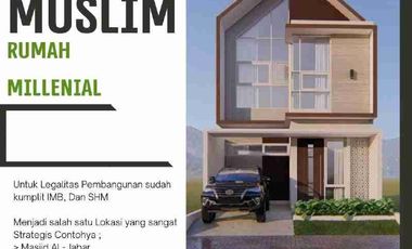 Dijual Rumah 2 Lantai Baru Murah di Cibiru