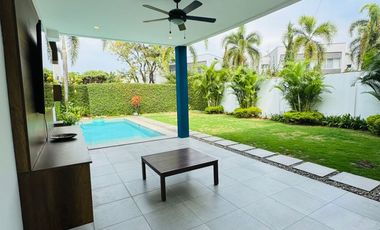 En alquiler lujosa y moderna casa full amoblada en Isla Del Rio, Isla Mocoli, Samborondon