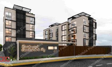 Preventa de departamentos de 2 recámaras en colonia La Paz, a 8 minutos de Cholula y de Angelópolis.