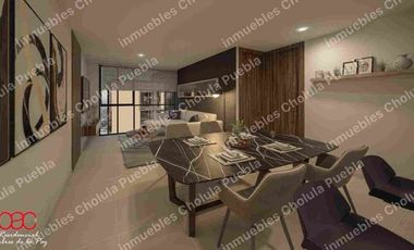 Preventa de departamentos de 2 recámaras en colonia La Paz, a 8 minutos de Cholula y de Angelópolis.