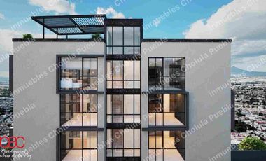 Preventa de departamentos de 2 recámaras en colonia La Paz, a 8 minutos de Cholula y de Angelópolis.