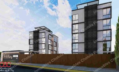 Preventa de departamentos de 2 recámaras en colonia La Paz, a 8 minutos de Cholula y de Angelópolis.