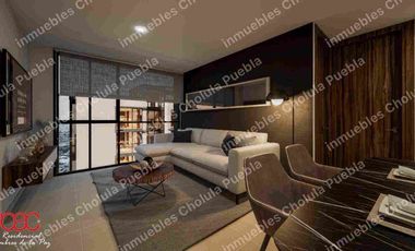 Preventa de departamentos de 2 recámaras en colonia La Paz, a 8 minutos de Cholula y de Angelópolis.