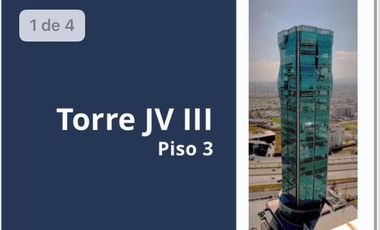 SE RENTA OFICINA PISO 3 TORRE JV III ANGELOPOLIS 399 M2