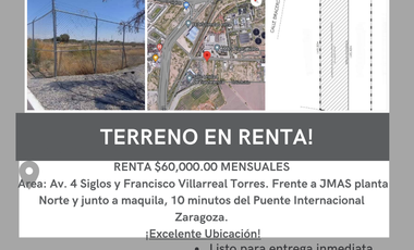 Renta Terreno San Bernardo