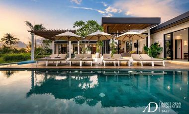 LEASEHOLD | BRAND-NEW 6-BEDROOM VILLA WITH RICE PADDY FIELD VIEWS IN UBUD