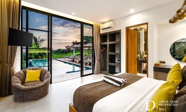 LEASEHOLD | BRAND-NEW 6-BEDROOM VILLA WITH RICE PADDY FIELD VIEWS IN UBUD