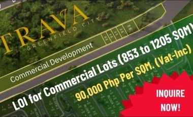 The Newly Listed Commercial Lots for Sale in Greenfield Business District, Santa Rosa, Laguna (across Trava)