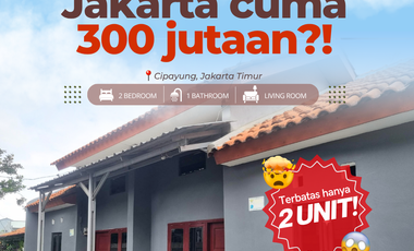 Rumah Murah 2KT Bebas Banjir Jakarta Timur