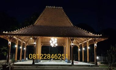Jual Bangunan Pendopo Joglo Jati, rumah Joglo dan Limasan Jati