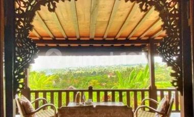 For Sale Super Fantastic View 2 Private Joglo Villa In Premium Area