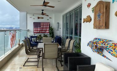 Venta Apartamento Bocagrande, Vista Bahía - Cartagena de Indias / Piso 11