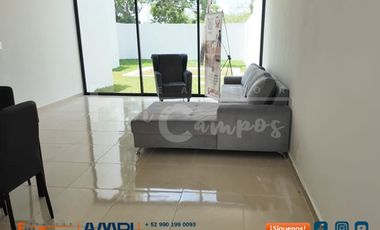 Casa en venta de 3 recámaras en Komchen Mérida
