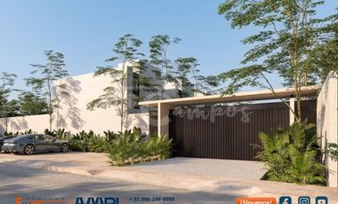 Casa en venta de 3 recámaras en Komchen Mérida