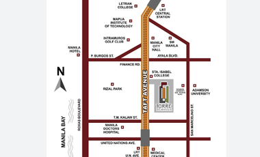 3br Condo With PS @Torre De Manila DMCI Along taft Manila Beside Adamson University