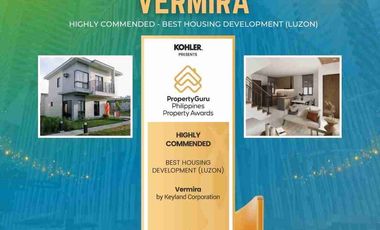 2 Bedroom House and Lot  at Vermira Lipa, Batangas