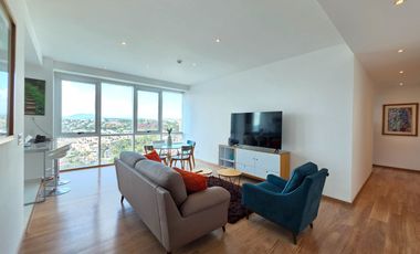 DEPARTAMENTO AMUEBLADO Y EQUIPADO DE 2 RECÁMARAS, JURIQUILLA TOWERS, Qro.