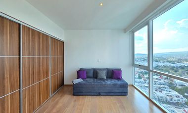 DEPARTAMENTO AMUEBLADO Y EQUIPADO DE 2 RECÁMARAS, JURIQUILLA TOWERS, Qro.